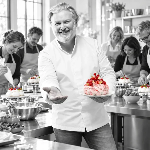Cours de patisserie avec Joël MAIER, le spécialiste de la pavlova à Lyon