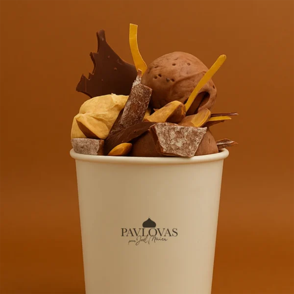Glace Pavlo’Pot Chocolat Caramel par Pavlovas Joël MAIER