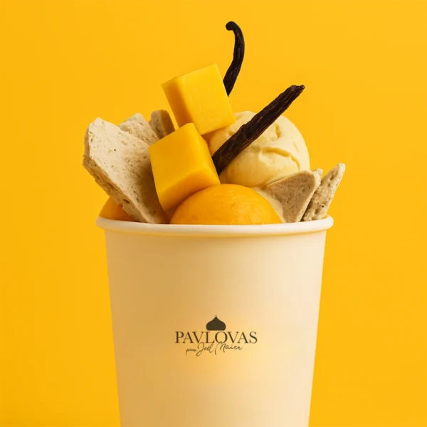 Glace Pavlo’Pot Mangue vanille par Pavlovas Joël MAIER