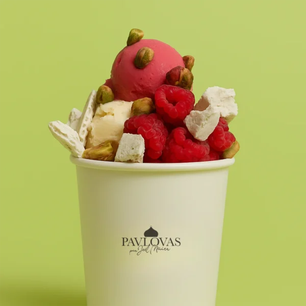 Glace Pavlo’Pot Pistache framboise par Pavlovas Joël MAIER