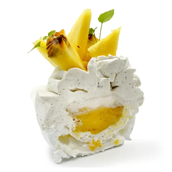 Pavlova individuelle Ananas rôti  – Coco – Vanille par Pavlovas Joël MAIER, photo N°2