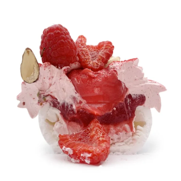 Pavlova individuelle Framboise – Praline rose par Pavlovas Joël MAIER, photo N°2