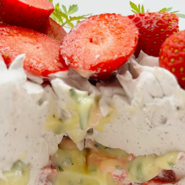 Pavolova Fraise-citron – Basilic – Vanille par Pavlovas Joël MAIER, photo N°4